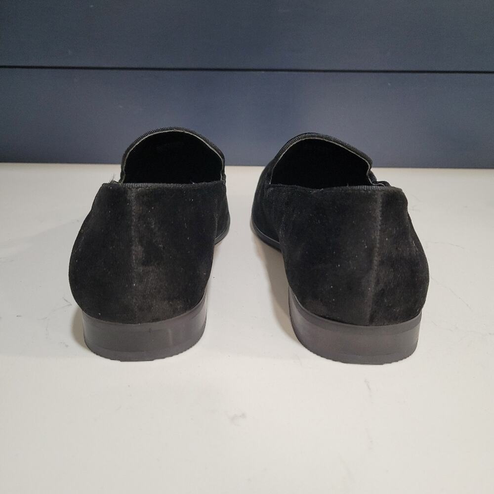 INC International Concepts Nova Velvet Loafer Slipper Shoes Skull Embellished - Picture 4 of 9